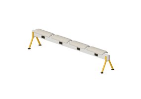 Cadeira 3D - Banco com assento em tecido - Senator - Colab - CB4SBLF