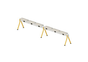 Sillas 3D - Banco con asiento de tela - Senator - Colab - CB6SBPF