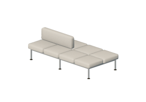 Poltronas 3D - Sof&aacute; de 8 plazas con respaldo - Senator - Colab - CB208B2