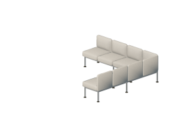 3D Arm Chairs - 7-seater corner sofa with backrests - Senator - Colab - CB700B