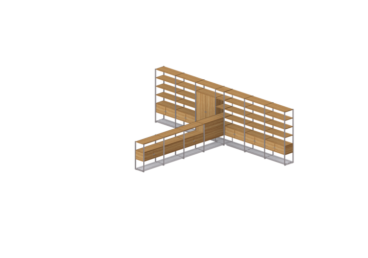 Librerie e Contenitori 3D - Composizione mobile di... Librerie e Contenitori 3D - Composizione mobile di...
