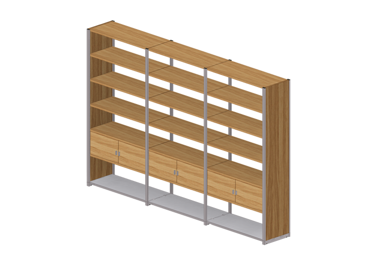 Librerie e Contenitori 3D - Composizione mobile di... Librerie e Contenitori 3D - Composizione mobile di...