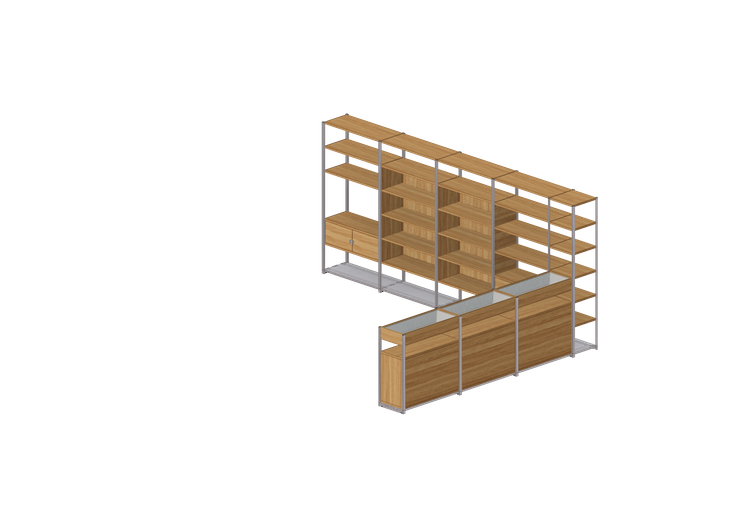 Librerie e Contenitori 3D - Composizione mobile di... Librerie e Contenitori 3D - Composizione mobile di...