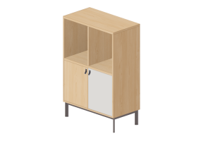 Biblioth&egrave;que 3D - Meuble de rangement documents - Senator - Play Storage - PYP12-8-DROC