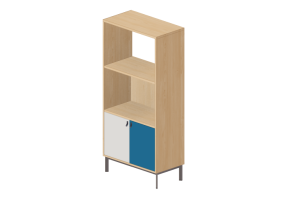 Bookshelves and Containers 3D - Document filing cabinet - Senator - Play Storage - PYP18-8-DRO