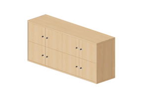 3D B&uuml;cherregal und Beh&auml;lter - Aktenschrank - Senator - Universal - MSF7-16-LU