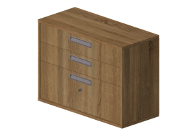 Biblioth&egrave;que 3D - Meuble de rangement documents - Senator - Universal - MSF7-10-3DW
