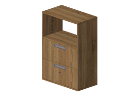 3D B&uuml;cherregal und Beh&auml;lter - Aktenschrank - Senator - Universal - MSF12-8-2DWC