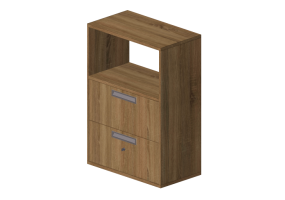 Biblioth&egrave;que 3D - Meuble de rangement documents - Senator - Universal - MSF12-8-2DWO