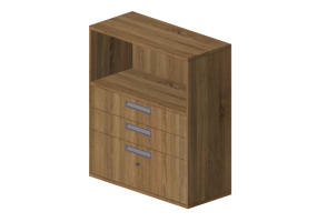 Biblioth&egrave;que 3D - Meuble de rangement documents - Senator - Universal - MSF12-10-3DWC