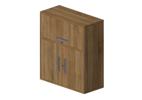 Biblioth&egrave;que 3D - Meuble de rangement documents - Senator - Universal - MSF12-10-DRF