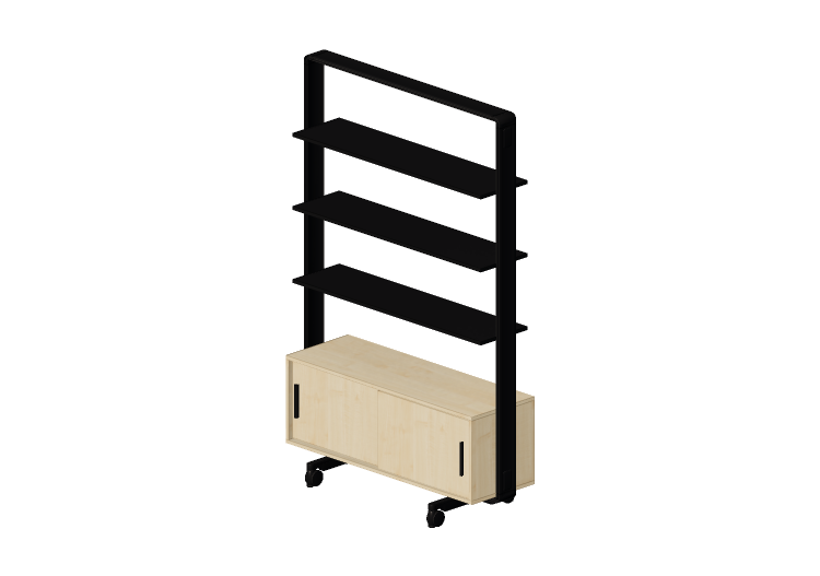 3D Möbel - Regal mit Schrank - Senator - Adapt Wall -... 3D Möbel - Regal mit Schrank - Senator - Adapt Wall -...