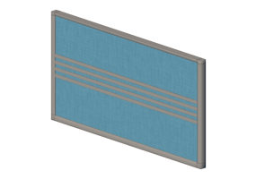 Accessoires 3D - Panneau accessoire pour bureau - Senator - Chemistry - US3TM0408