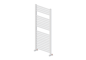 Radiateur et Ventilateur-convecteur 3D - S&egrave;che-serviettes &agrave; tubes droits en acier - Senia Group - Arsenal