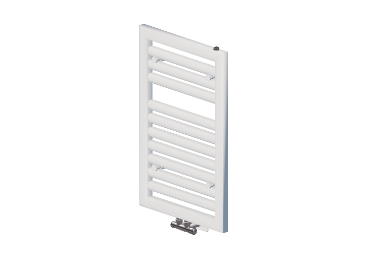 Radiator and fan coil units 3D - Steel heated towel rail -... Radiator and fan coil units 3D - Steel heated towel rail -...