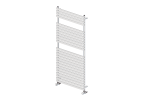 Radiator and fan coil units 3D - Steel heated towel rail - Senia Group - Saxo