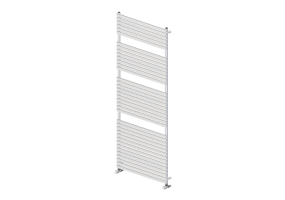 Radiateur et Ventilateur-convecteur 3D - Radiateur sèche-serviette en acier - Senia Group - Saxo
