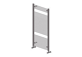 Radiator and fan coil units 3D - Steel heated towel rail - Senia Group - Small