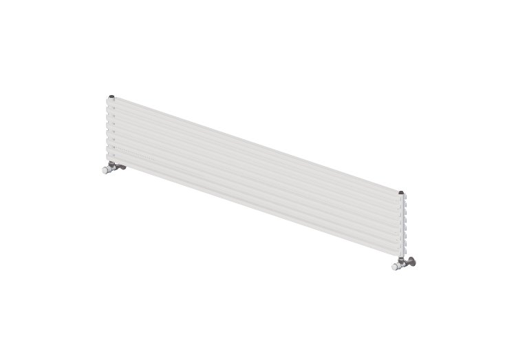 Radiador e Ventiloconvectores 3D - Radiador horizontal de... Radiador e Ventiloconvectores 3D - Radiador horizontal de...