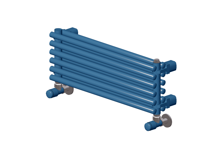 Radiator and fan coil units 3D - Steel horizontal radiator... Radiator and fan coil units 3D - Steel horizontal radiator...