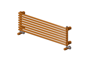 Radiador y Ventilconvector 3D - Radiador horizontal de acero - Senia Group - Cascade