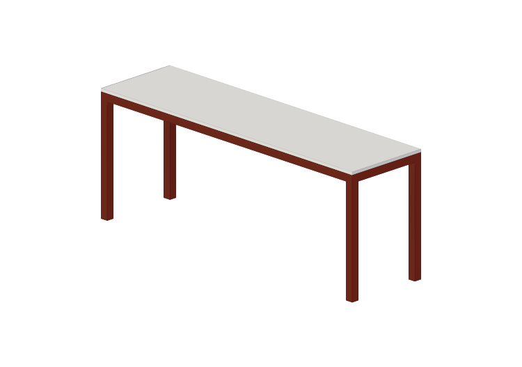 3D Tables - Rectangular table - Sierra - Brasilidades-... 3D Tables - Rectangular table - Sierra - Brasilidades-...