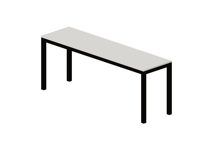3D Tables - Rectangular table - Sierra - Brasilidades-... 3D Tables - Rectangular table - Sierra - Brasilidades-...