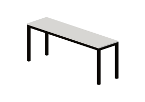 3D Tisch - Tisch rechteckig - Sierra - Brasilidades- 29909O