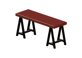 3D Tables - Rectangular table - Sierra - Brasilidades - 29920O/EB