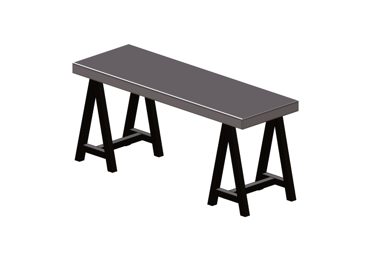 3D Tables - Rectangular table - Sierra - Brasilidades -... 3D Tables - Rectangular table - Sierra - Brasilidades -...
