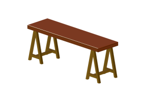 Mesas 3D - Mesa retangular - Sierra - Brasilidades - 29924G/EB