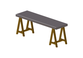 3D Tisch - Tisch rechteckig - Sierra - Brasilidades - 29924G/EP