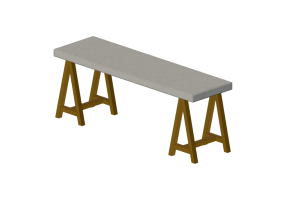 Mesas 3D - Mesa rectangular - Sierra - Brasilidades - 29924G/RE