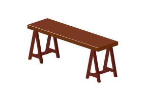 3D Tisch - Tisch rechteckig - Sierra - Brasilidades - 29925CB/EB