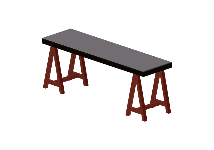 3D Tables - Rectangular table - Sierra - Brasilidades -... 3D Tables - Rectangular table - Sierra - Brasilidades -...