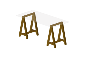 Mesas 3D - Mesa rectangular - Sierra - Brasilidades - 29928G