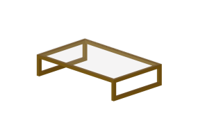 Mesas 3D - Mesa retangular - Sierra - Brasilidades - 29934G