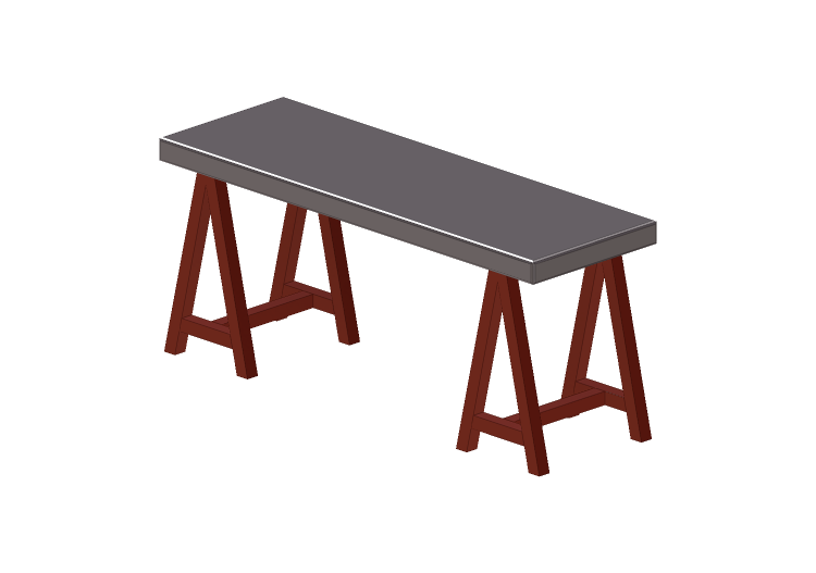 3D Tables - Rectangular table - Sierra - Brasilidades -... 3D Tables - Rectangular table - Sierra - Brasilidades -...