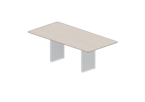 3D Tables - Plexiglass and wood table - Sierra - 1609