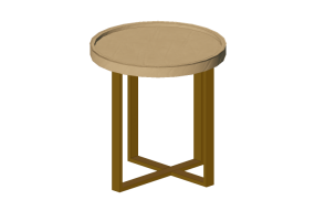 Tables 3D - Table avec plan circulaire - Sierra - 1558_G