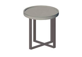 Mesas 3D - Mesa com superf&iacute;cie circular - Sierra - 1558_I
