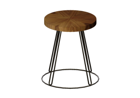 Mesas 3D - Mesa con superficie circular - Sierra - 1568_O