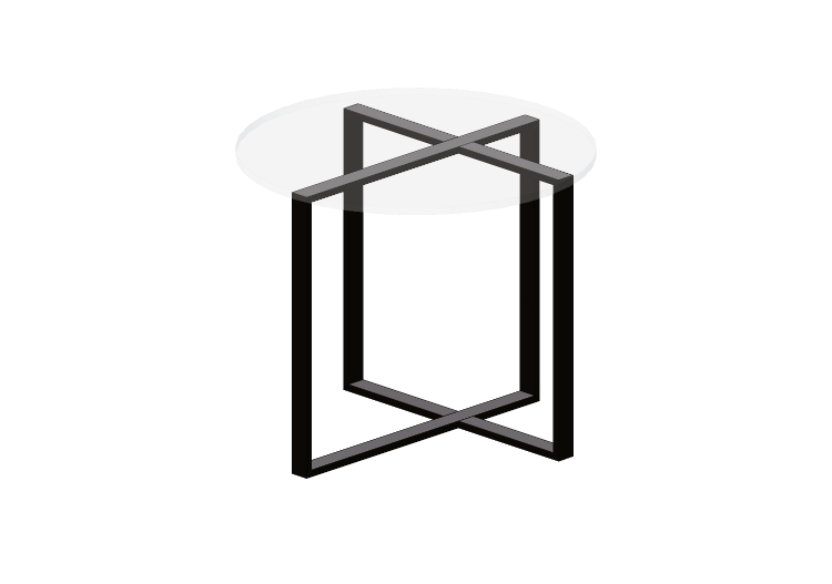 Mesas 3D - Mesa con superficie circular - Sierra - 1555_O -... Mesas 3D - Mesa con superficie circular - Sierra - 1555_O -...