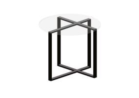 3D Tables - Table with round top - Sierra - 1555_O