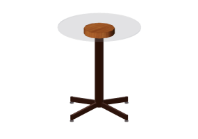 3D Tisch - Tisch rund Gr&ouml;&szlig;e &Oslash;70x76 cm - Sierra - 22840