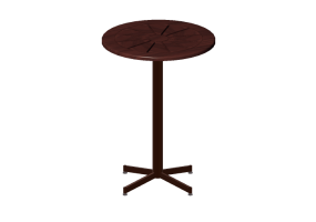 Tables 3D - Table circulaire de dimension &Oslash;80x108 cm - Sierra - 26928