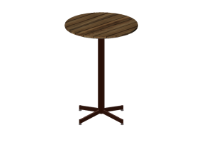 3D Tisch - Tisch rund Gr&ouml;&szlig;e &Oslash;80x108 cm - Sierra - 26929