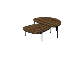 Tables 3D - Table en bois - Sierra - 1854-1855