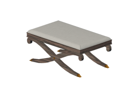 3D Chairs - Low Stool - Sierra - Brasilidades - 29804