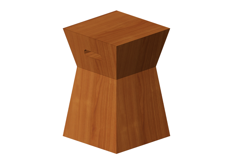 3D Stühle - Niedrieger Hocker - Sierra - Brasilidades -... 3D Stühle - Niedrieger Hocker - Sierra - Brasilidades -...